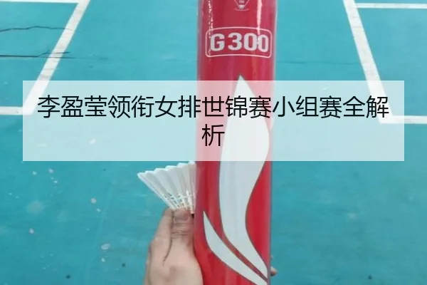 李盈莹领衔女排世锦赛小组赛全解析